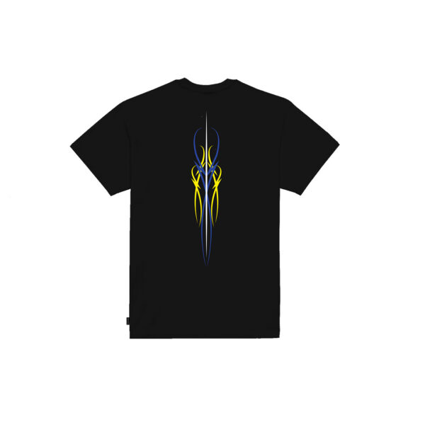 Propaganda Logo Pin Stripe Tee – Black Sconti questo mese