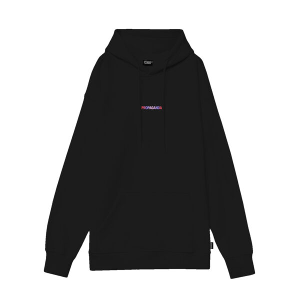 Propaganda Ribs Gradient Hoodie – Black Hotsell