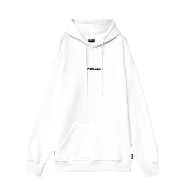 Propaganda Ribs Waves Hoodie – White Qualità