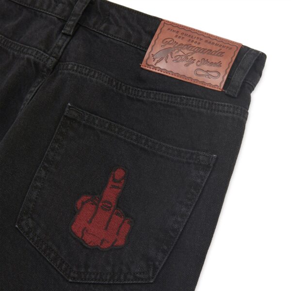 Propaganda Denim Baseball Pants – Black Qualità