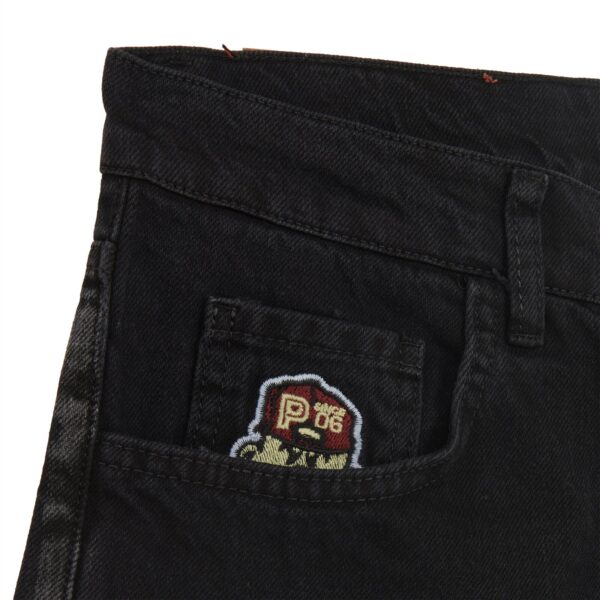 Propaganda Denim Baseball Shorts – Black Promozione