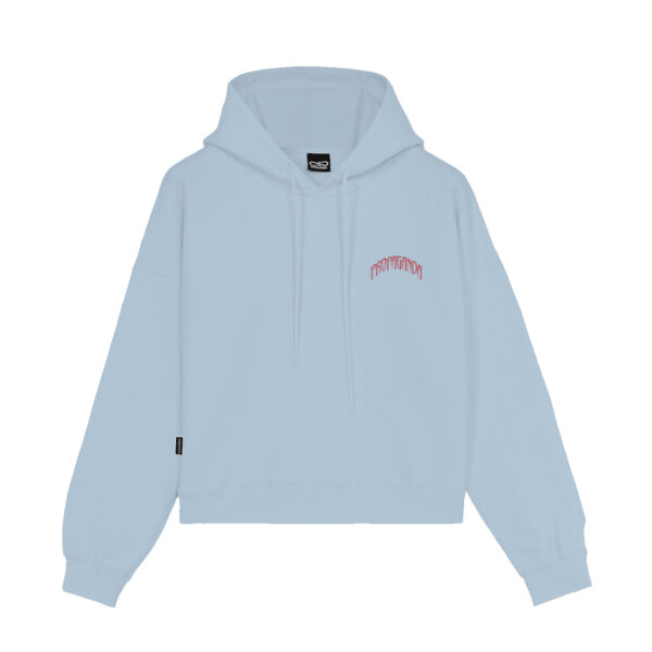 Propaganda Triangle Bengala Hoodie Crop Top – Sky Spedizione Gratuita