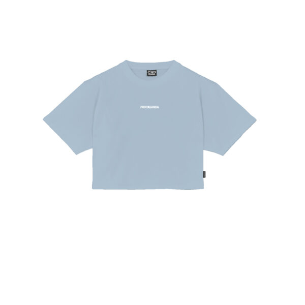 Propaganda Ribs Woman Crop Top Tee – Sky Fino Al -60%