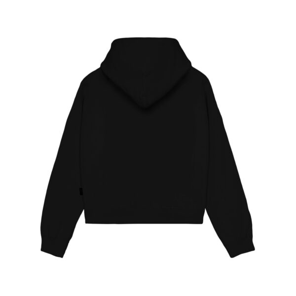 Propaganda Logo Embrodery Woman Crop Top Hoodie – Black Online