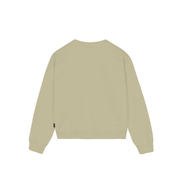 Propaganda Logo Embrodery Woman Crewneck – Gravel Saldi