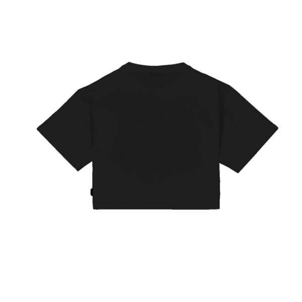 Propaganda Logo Embrodery Woman Crop Top Tee – Black Hotsell