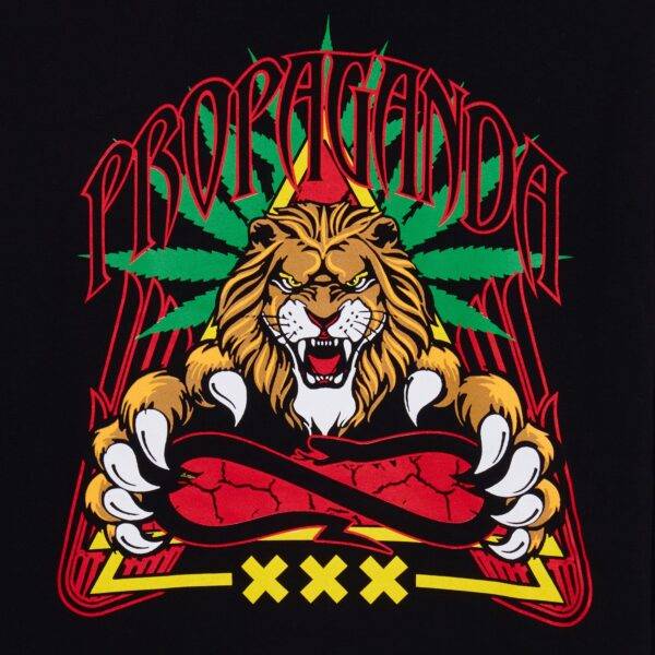 Propaganda Triangle Lion Hoodie – Black Shopping Online
