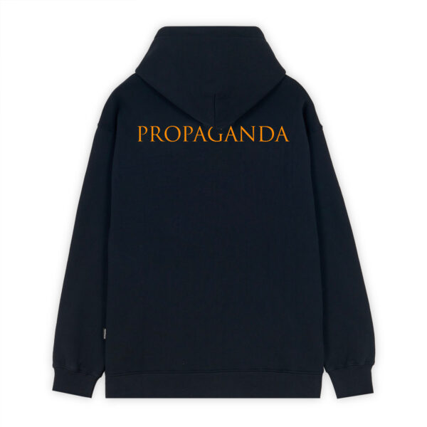 Propaganda Roma Logo Flame Hoodie – Black Prezzo Ridotto