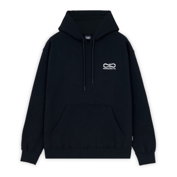 Propaganda Novanta Hoodie – Black Vendita Calda