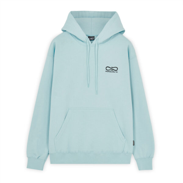 Propaganda Novanta Hoodie – Sky Blue Vendita Economica