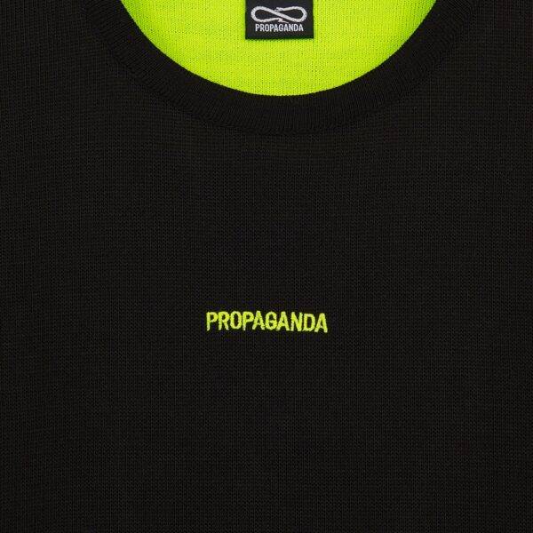 Propaganda Ribs Sweater – Black Promozione Limitata