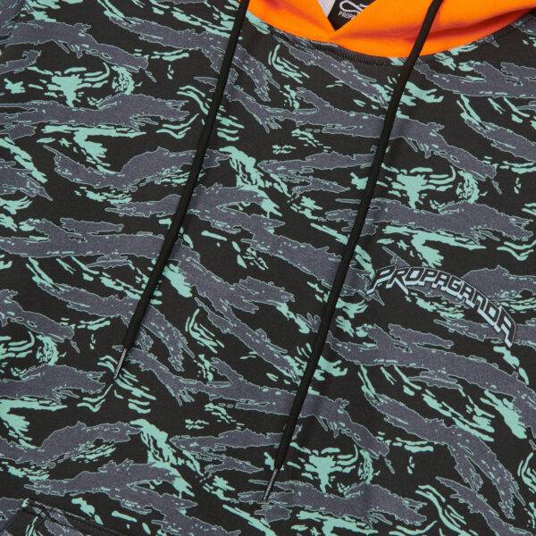 Propaganda Triangle Pain Hoodie – Tiger Camo In Vendita