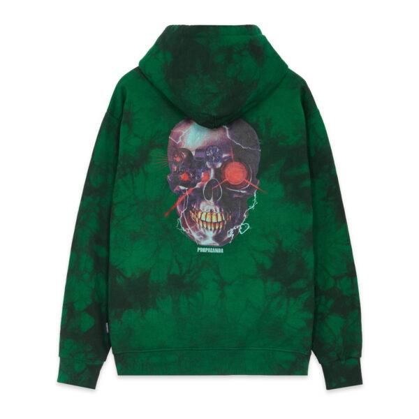 Propaganda Terminator Hoodie – Tie Dye Green Discount Store per i nuovi prodotti