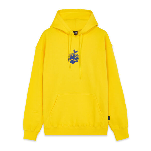 Propaganda Bags Hoodie – Yellow Esporta salva