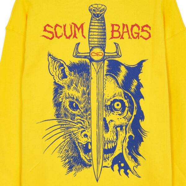 Propaganda Bags Hoodie – Yellow Esporta salva
