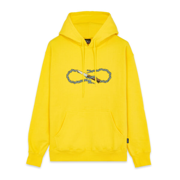 Propaganda Logo Chain Hoodie – Yellow Black Friday Prezzi