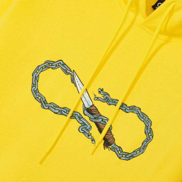 Propaganda Logo Chain Hoodie – Yellow Black Friday Prezzi
