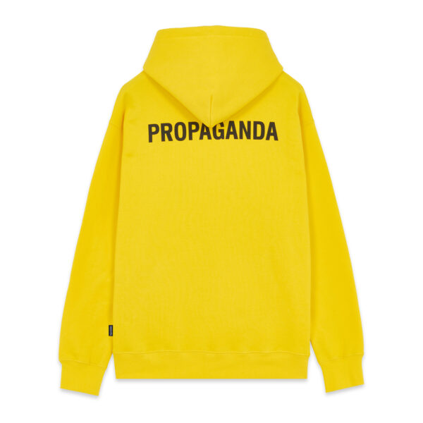 Propaganda Logo Hoodie – Yellow In Linea