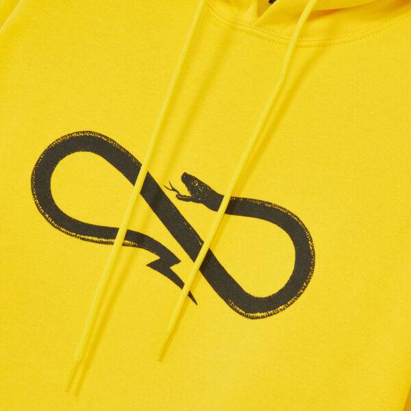 Propaganda Logo Hoodie – Yellow In Linea