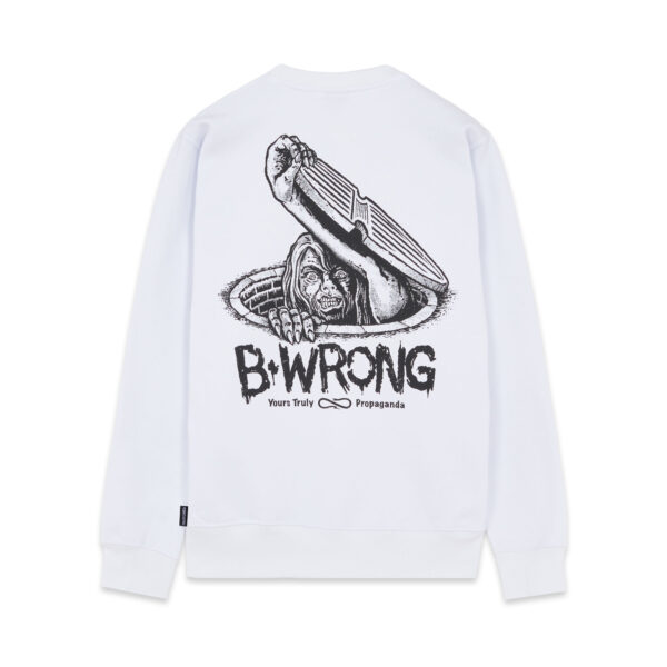 Propaganda Bwrong Crewneck – White Qualità