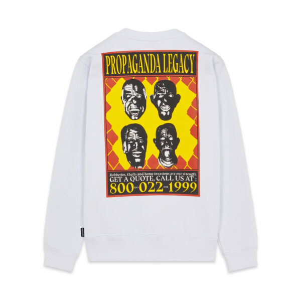 Propaganda Wanted Crewneck – White Promozione