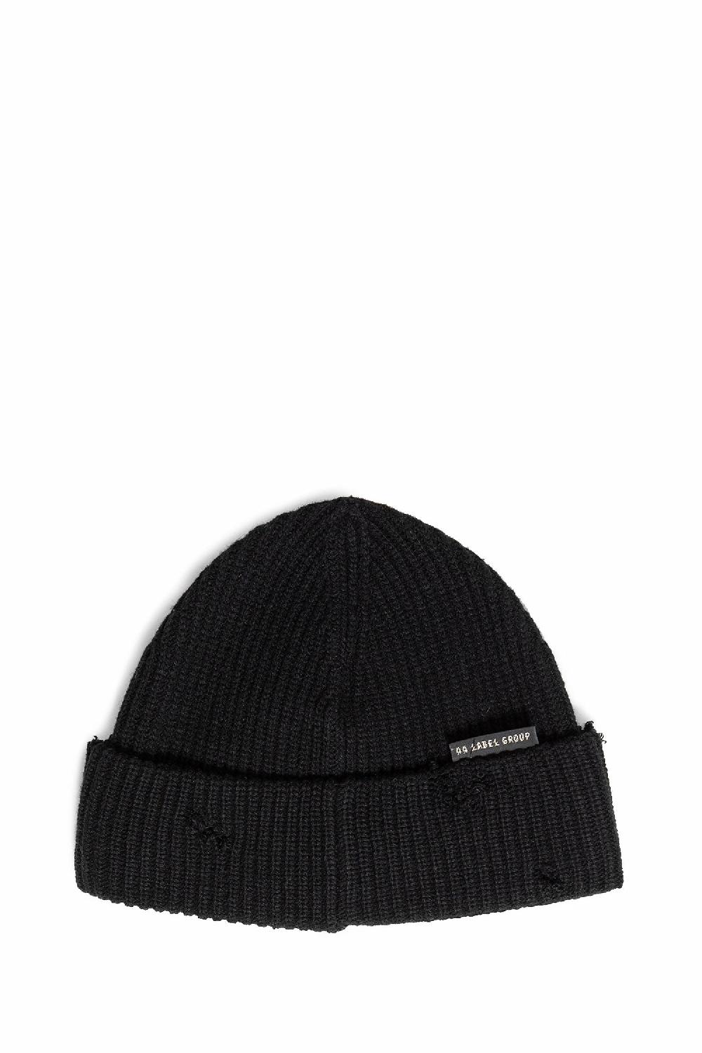 Antonioli 44 LABEL GROUP MAN BLACK HATS Vendita Calda