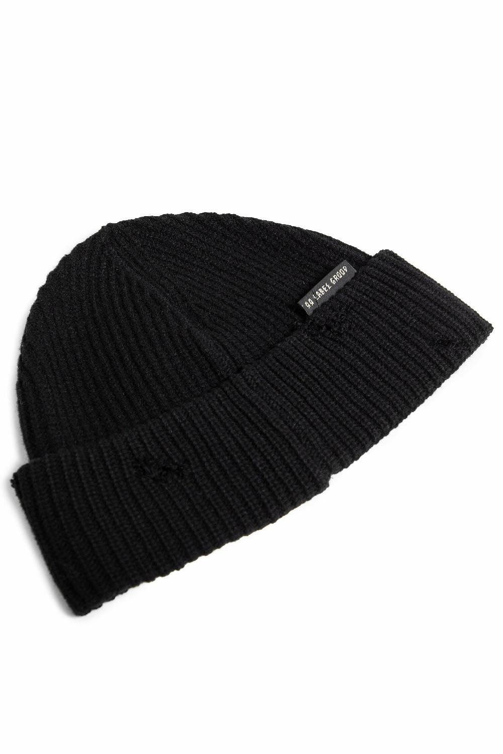 Antonioli 44 LABEL GROUP MAN BLACK HATS Vendita Calda