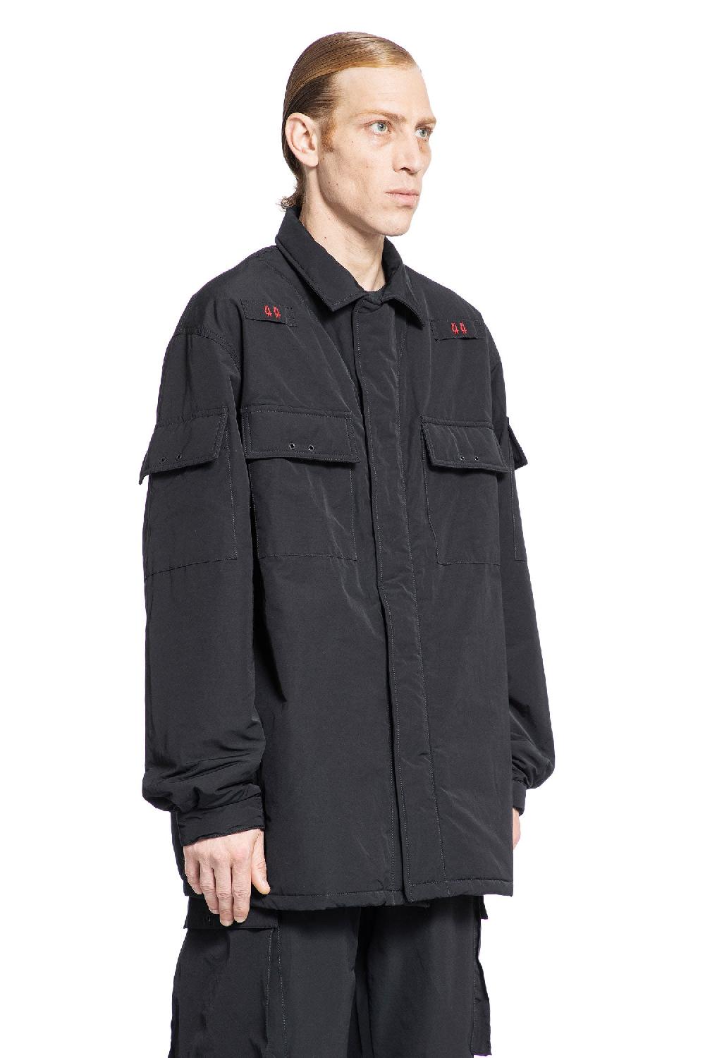 Antonioli 44 LABEL GROUP MAN BLACK JACKETS Offerte esclusive