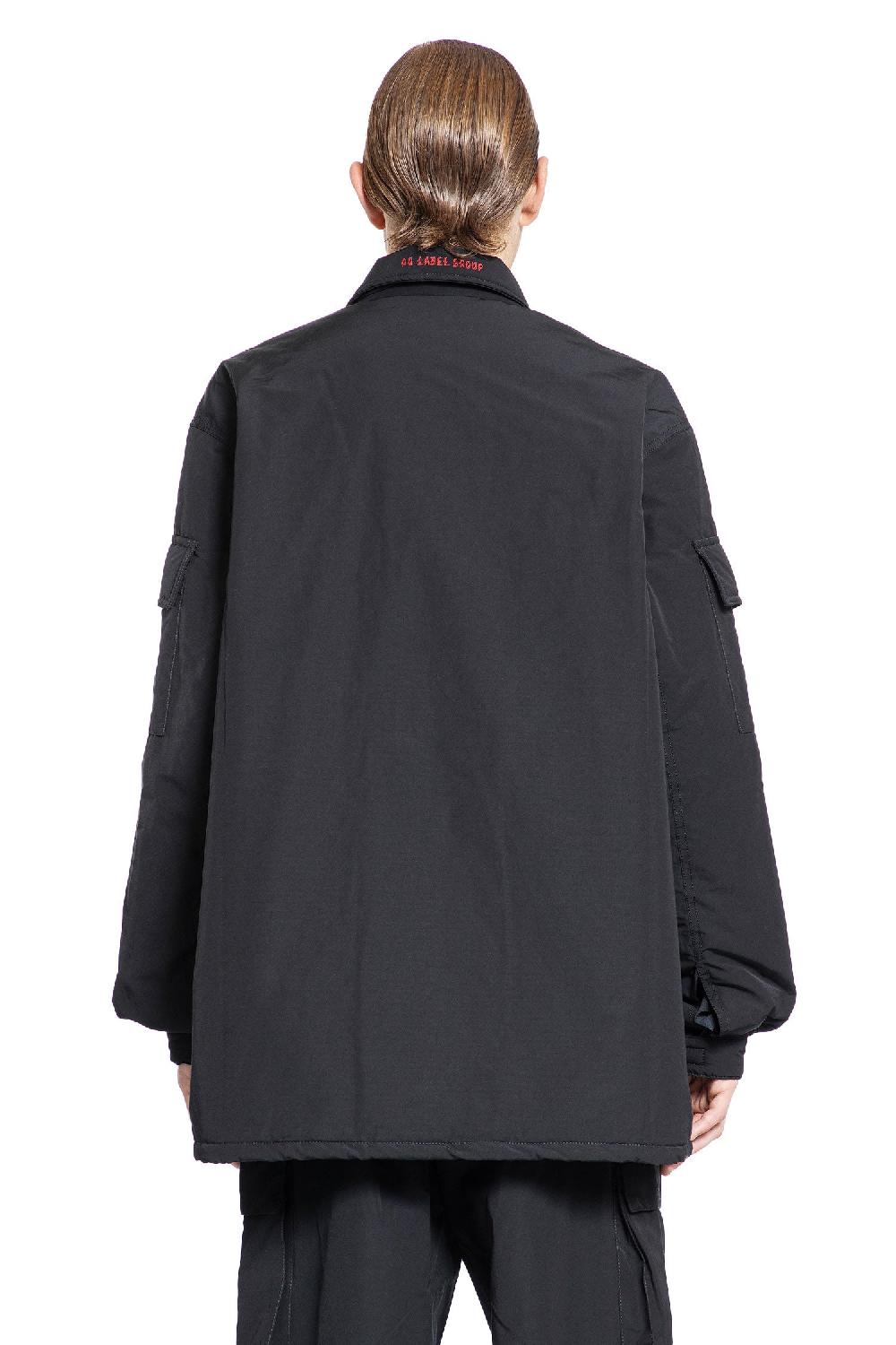 Antonioli 44 LABEL GROUP MAN BLACK JACKETS Offerte esclusive