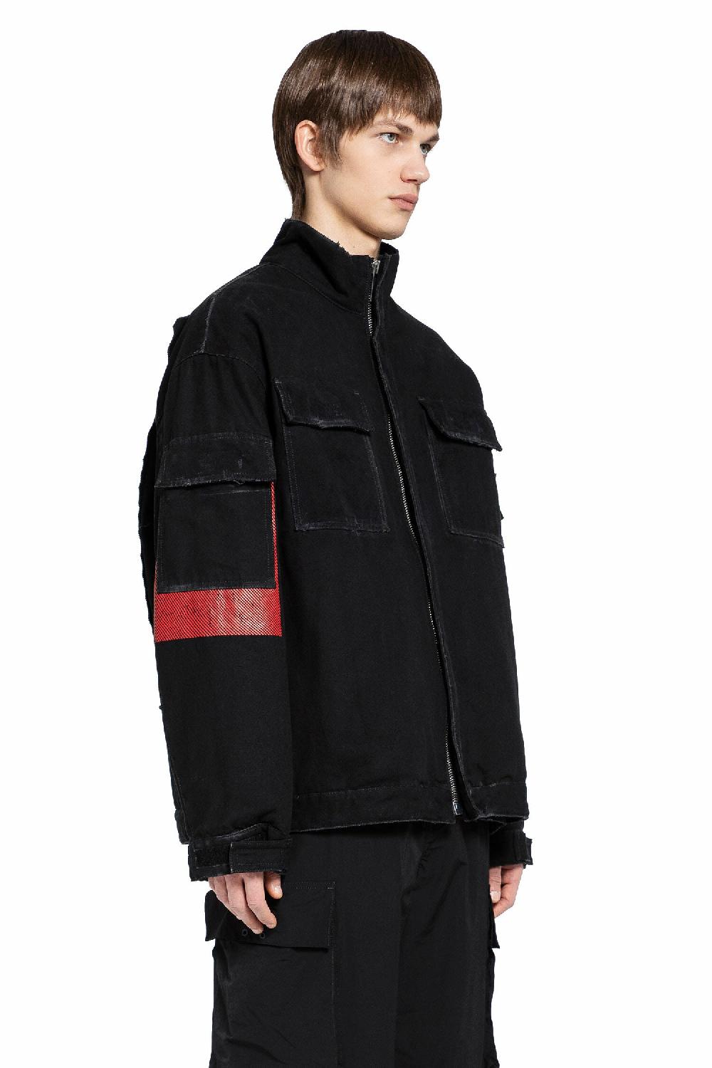 Antonioli 44 LABEL GROUP MAN BLACK JACKETS Moda