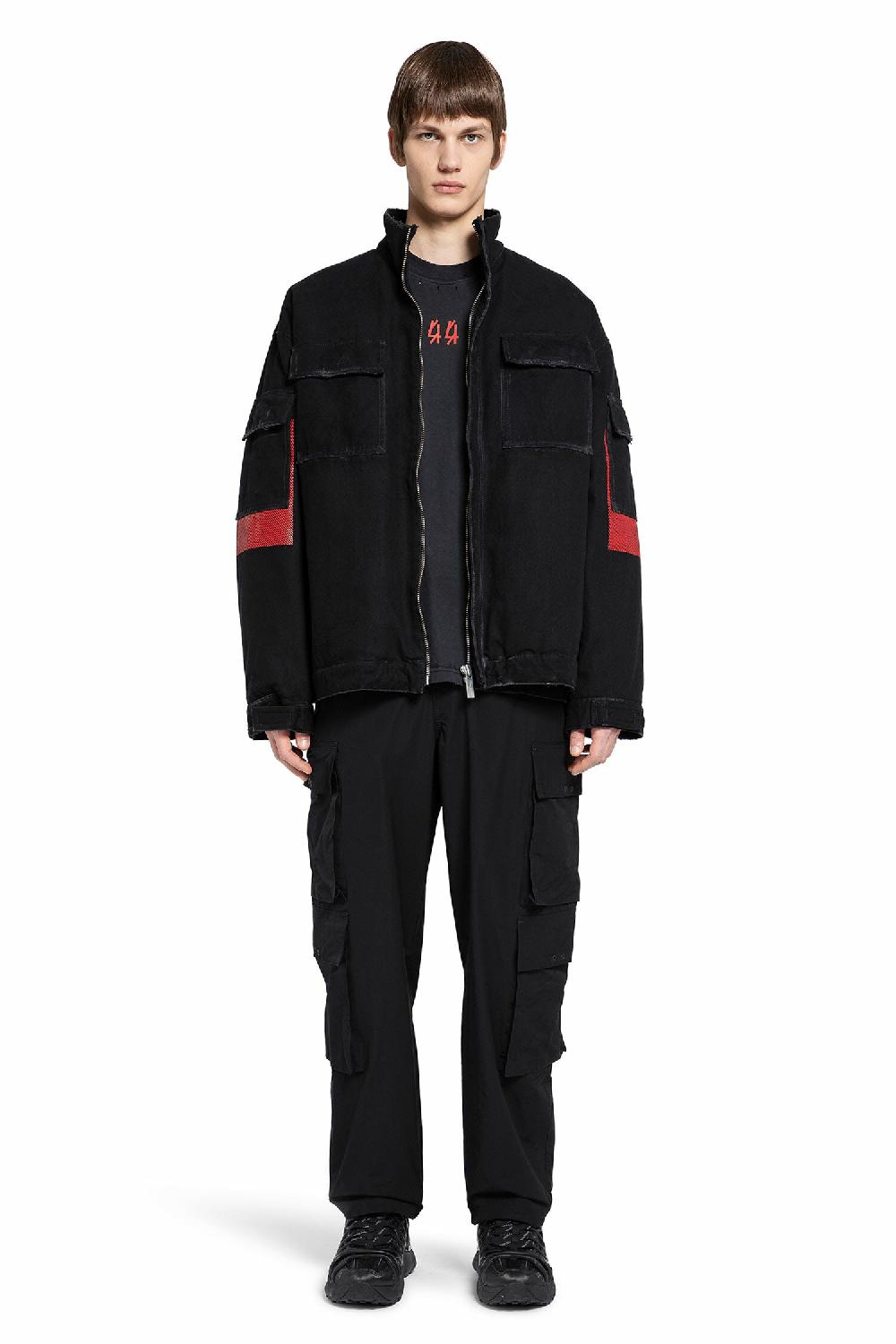 Antonioli 44 LABEL GROUP MAN BLACK JACKETS Moda