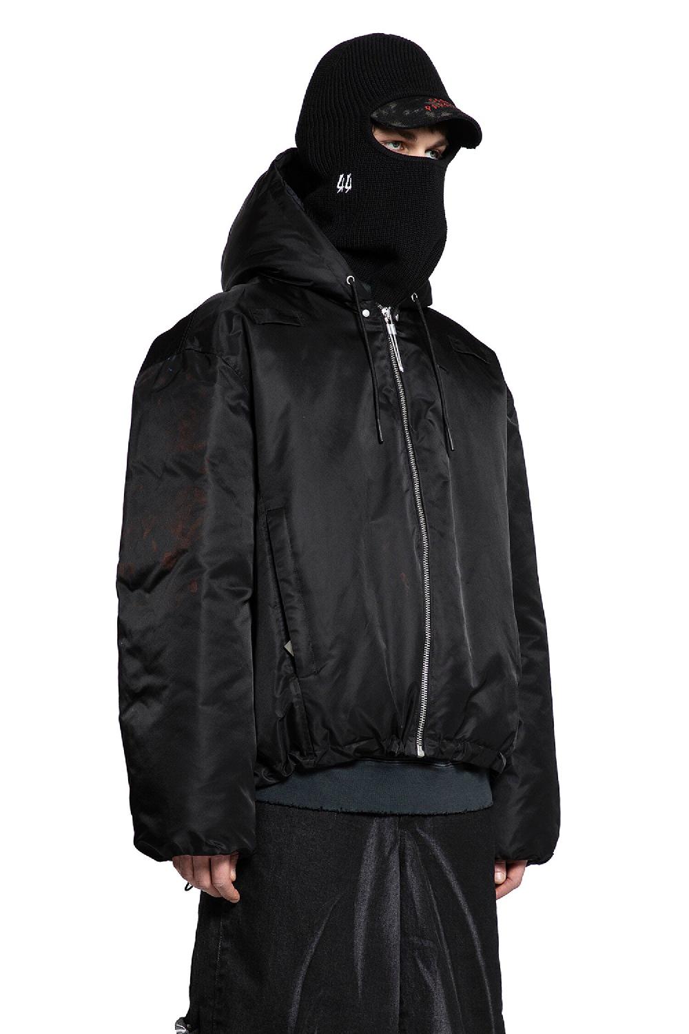 Antonioli 44 LABEL GROUP MAN BLACK JACKETS Offerte stagionali