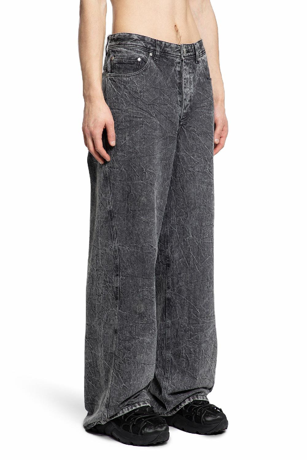 Antonioli 44 LABEL GROUP MAN BLACK JEANS Italy