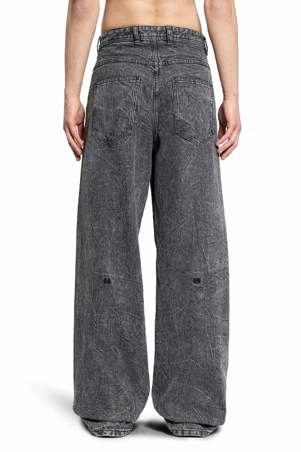 Antonioli 44 LABEL GROUP MAN BLACK JEANS Italy