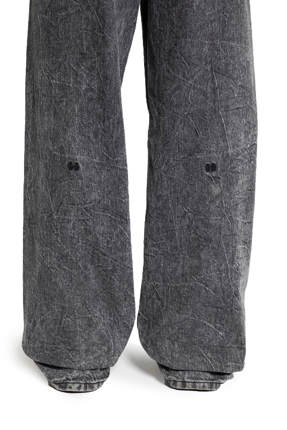 Antonioli 44 LABEL GROUP MAN BLACK JEANS Italy