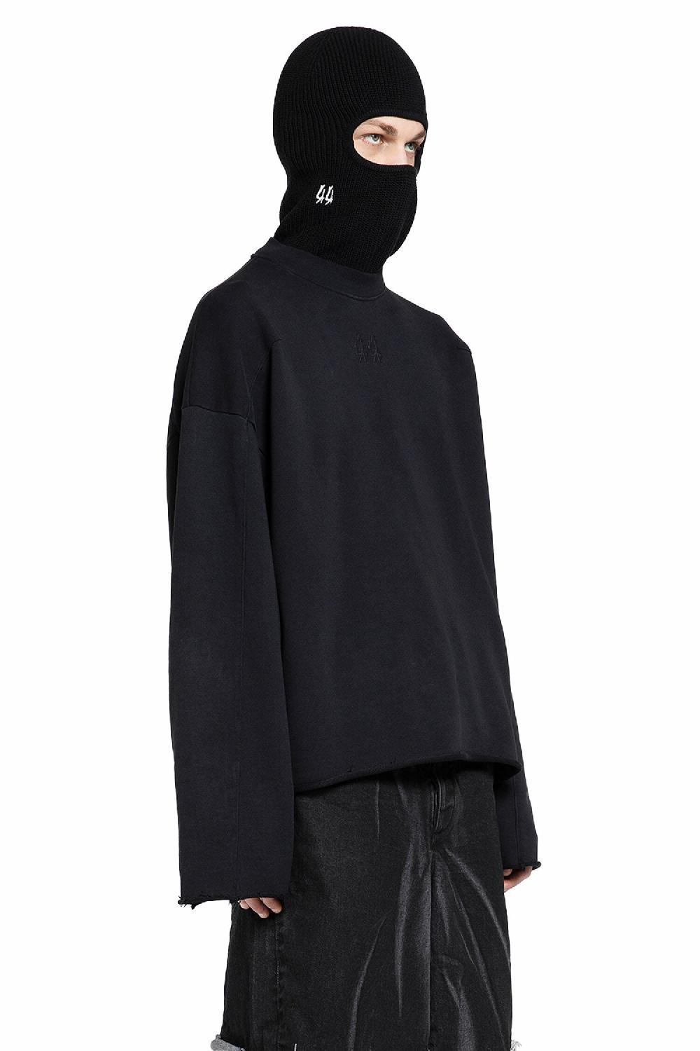 Antonioli 44 LABEL GROUP MAN BLACK KNITWEAR Italia