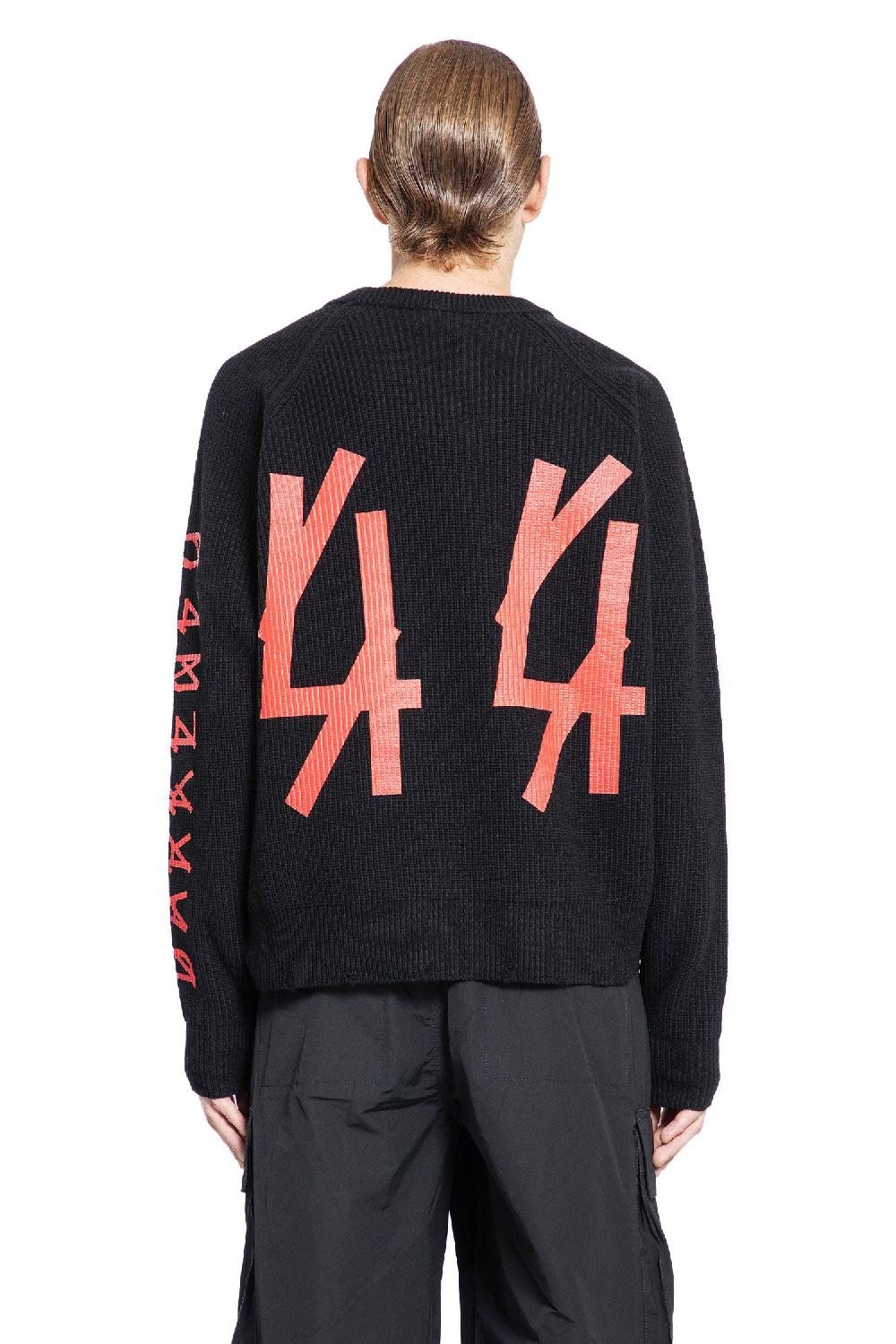 Antonioli 44 LABEL GROUP MAN BLACK KNITWEAR Offerte giornaliere