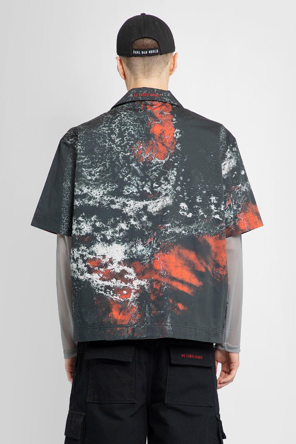 Antonioli 44 LABEL GROUP MAN BLACK SHIRTS Qualità