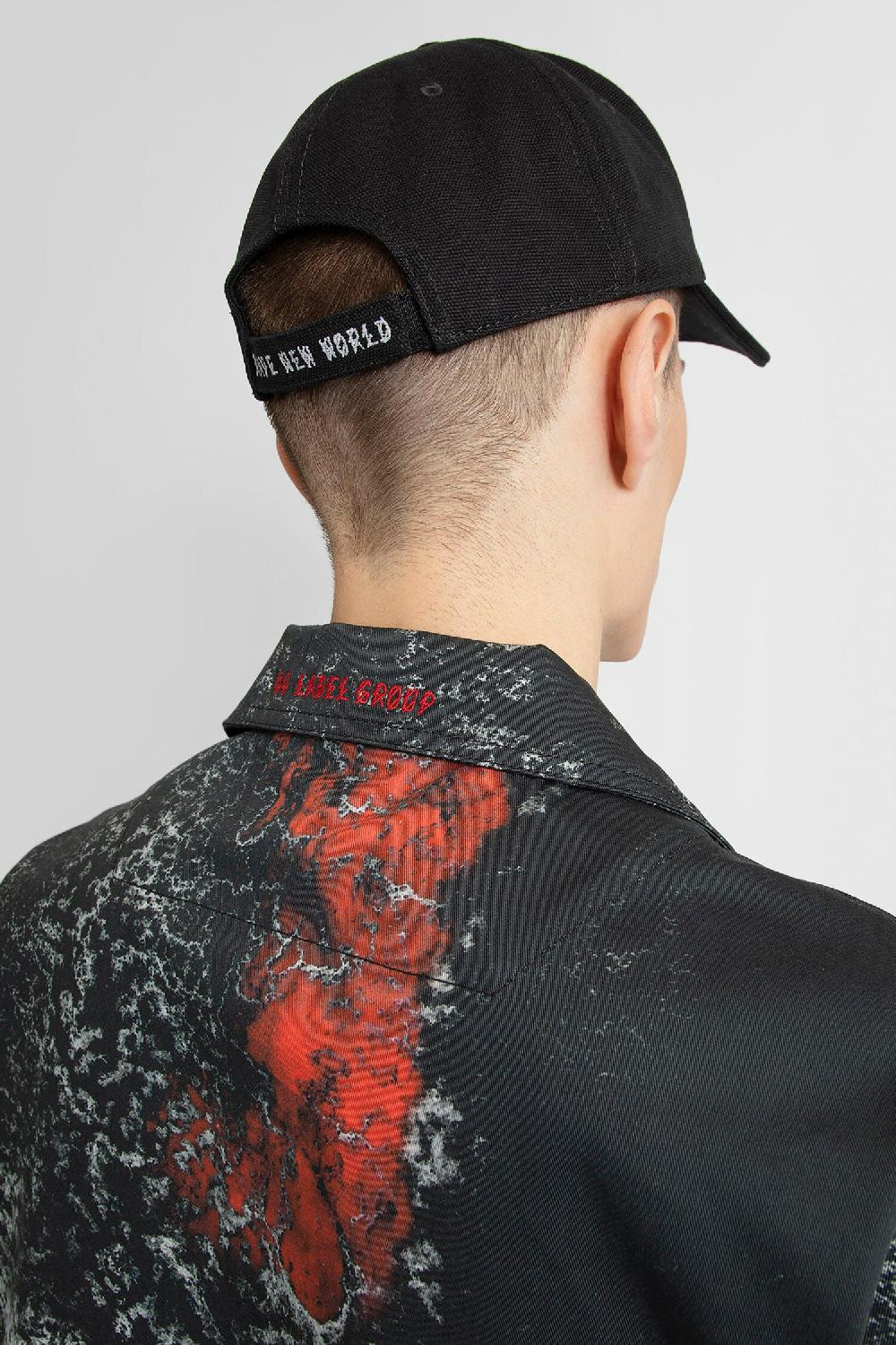 Antonioli 44 LABEL GROUP MAN BLACK SHIRTS Qualità