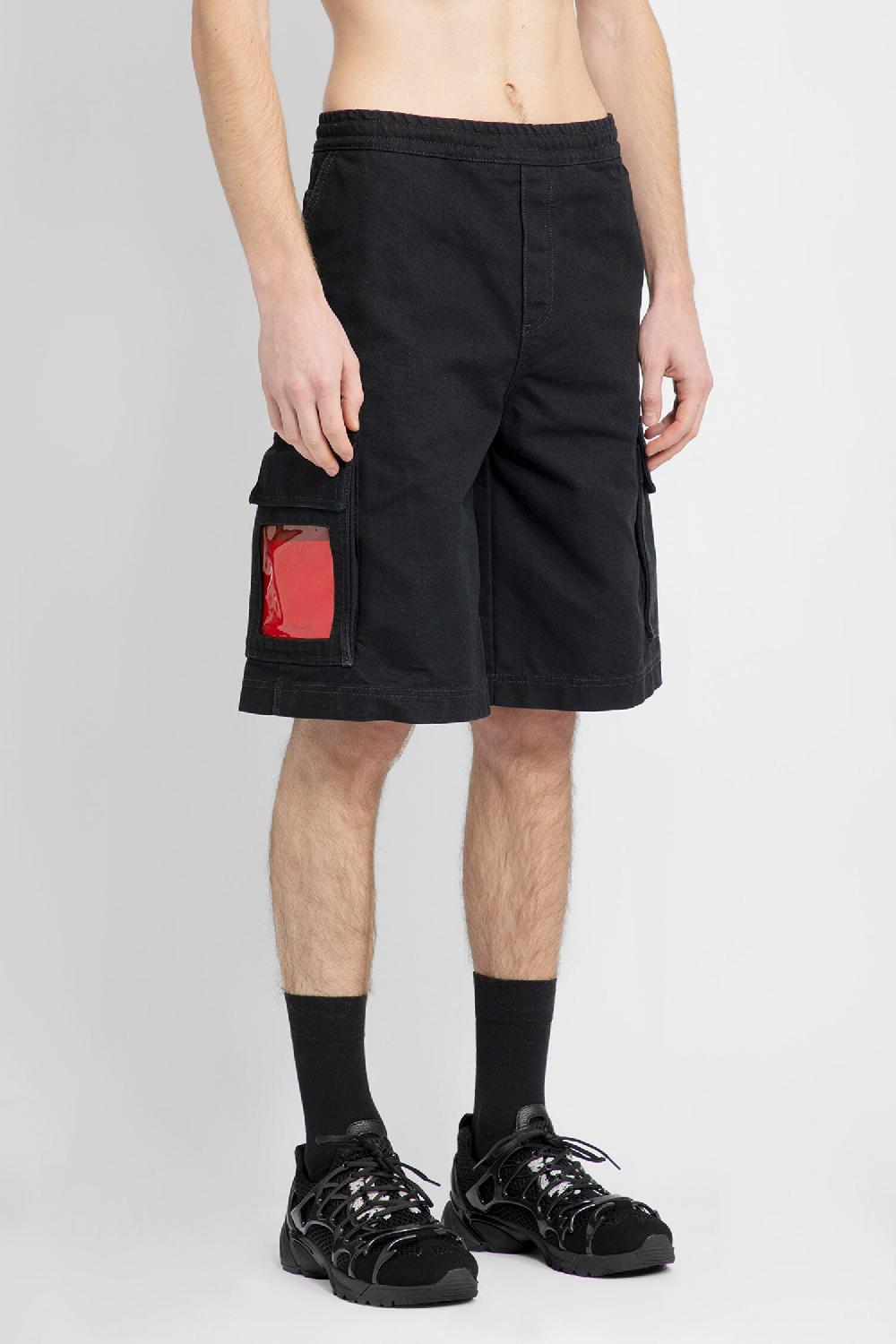 Antonioli 44 LABEL GROUP MAN BLACK SHORTS & SKIRTS Spedizione Gratuita