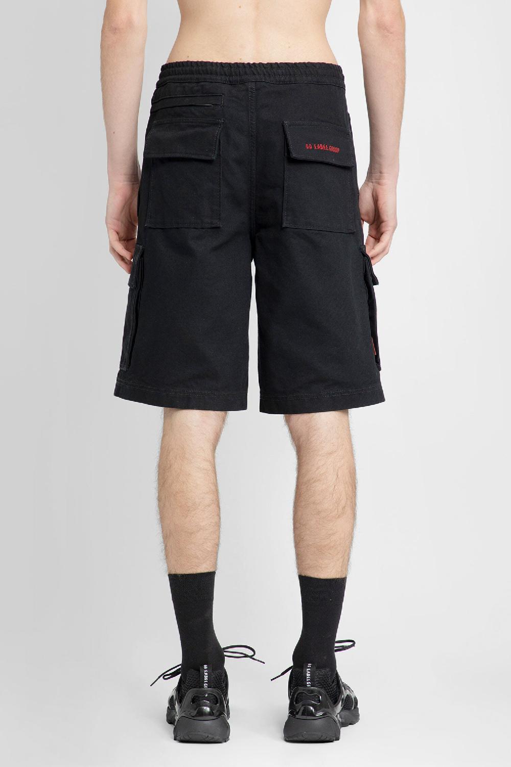 Antonioli 44 LABEL GROUP MAN BLACK SHORTS & SKIRTS Spedizione Gratuita