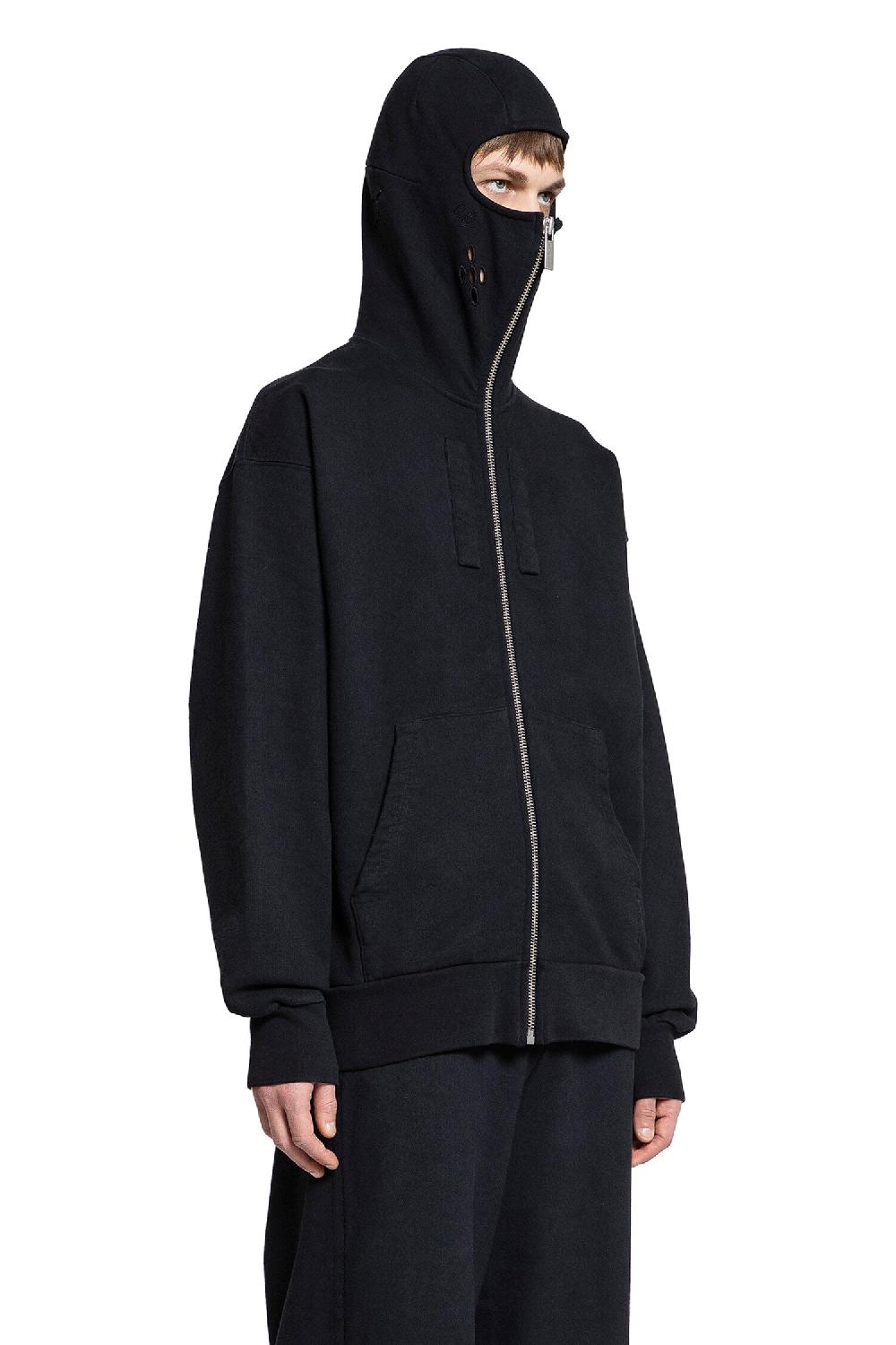 Antonioli 44 LABEL GROUP MAN BLACK SWEATSHIRTS Affare Del Giorno