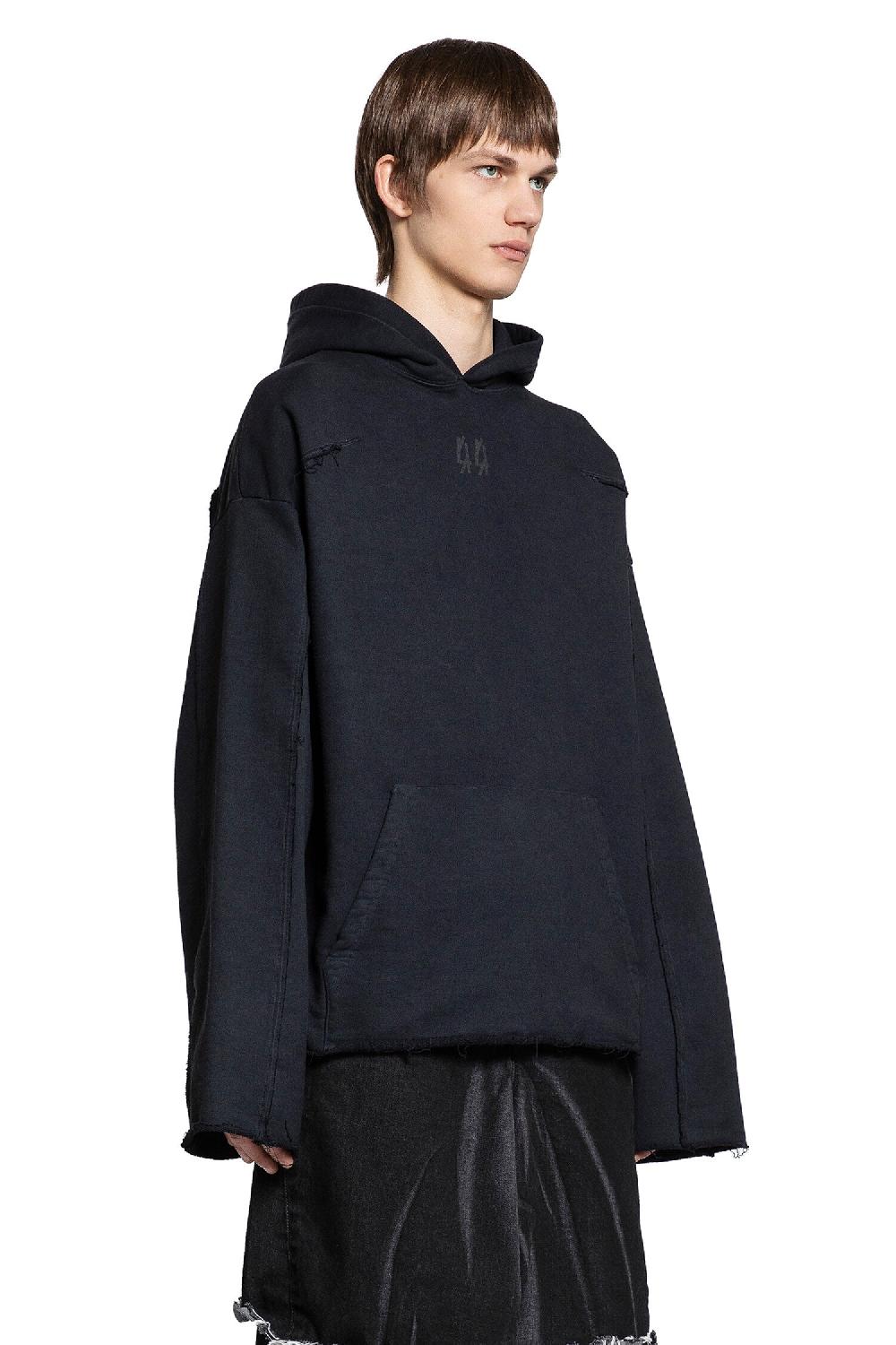 Antonioli 44 LABEL GROUP MAN BLACK SWEATSHIRTS Prezzo Ridotto