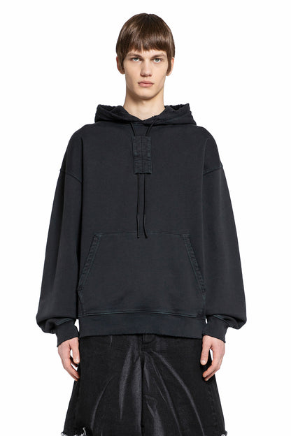 Antonioli 44 LABEL GROUP MAN BLACK SWEATSHIRTS Sottocosto