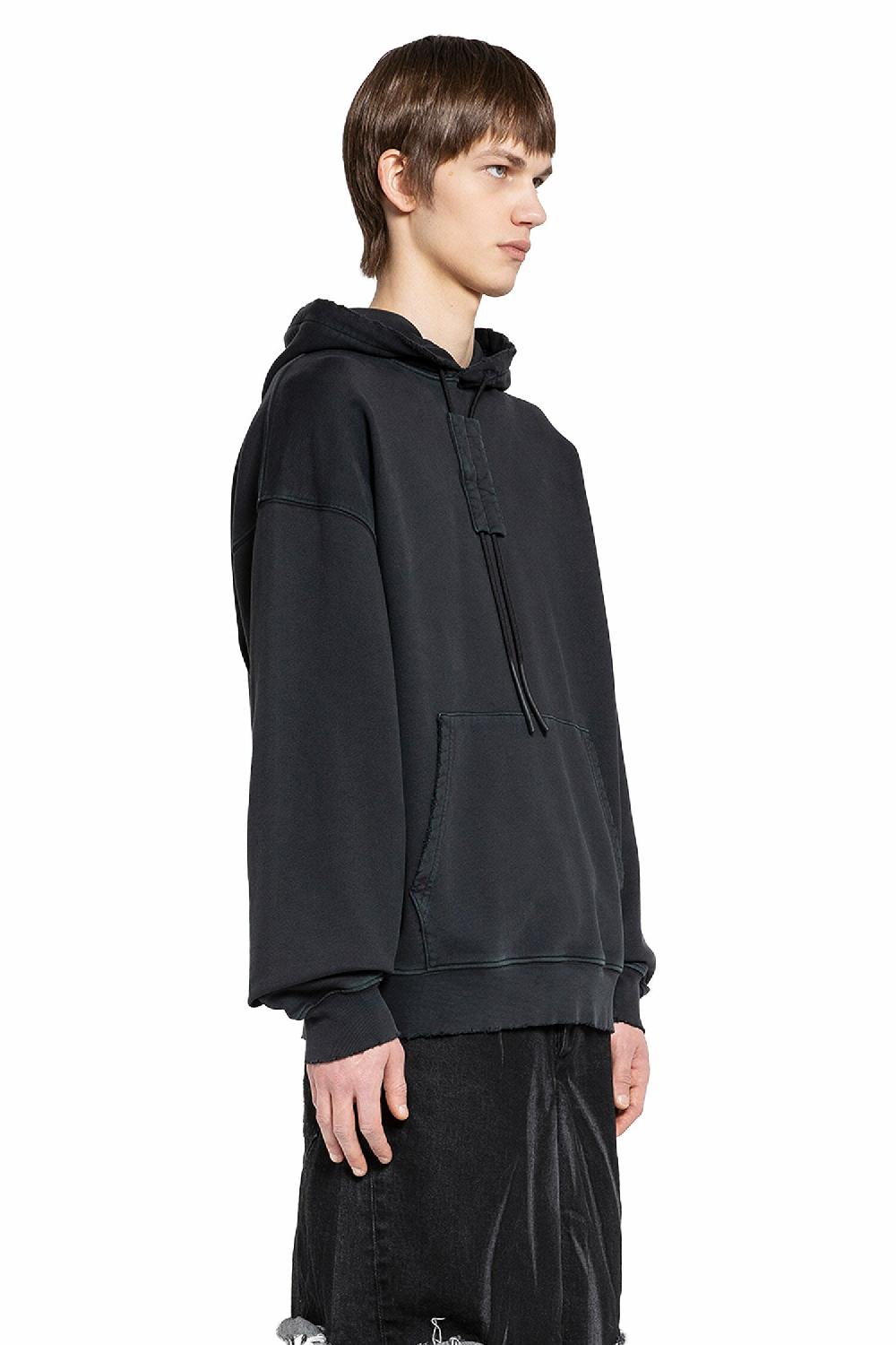 Antonioli 44 LABEL GROUP MAN BLACK SWEATSHIRTS Sottocosto