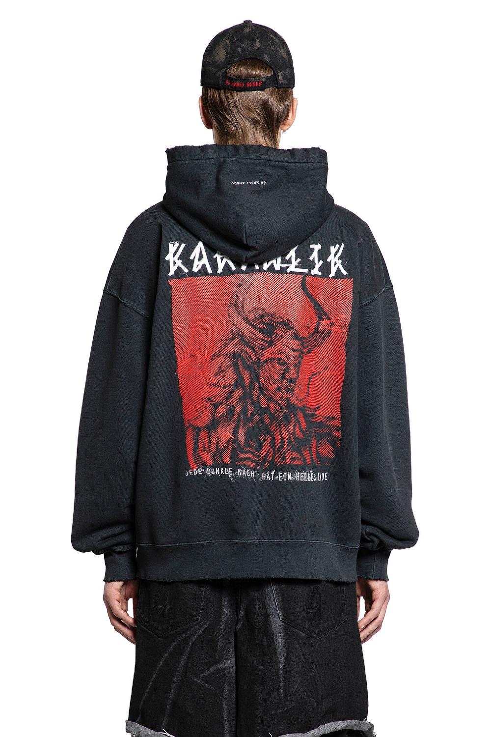 Antonioli 44 LABEL GROUP MAN BLACK SWEATSHIRTS Convenienza