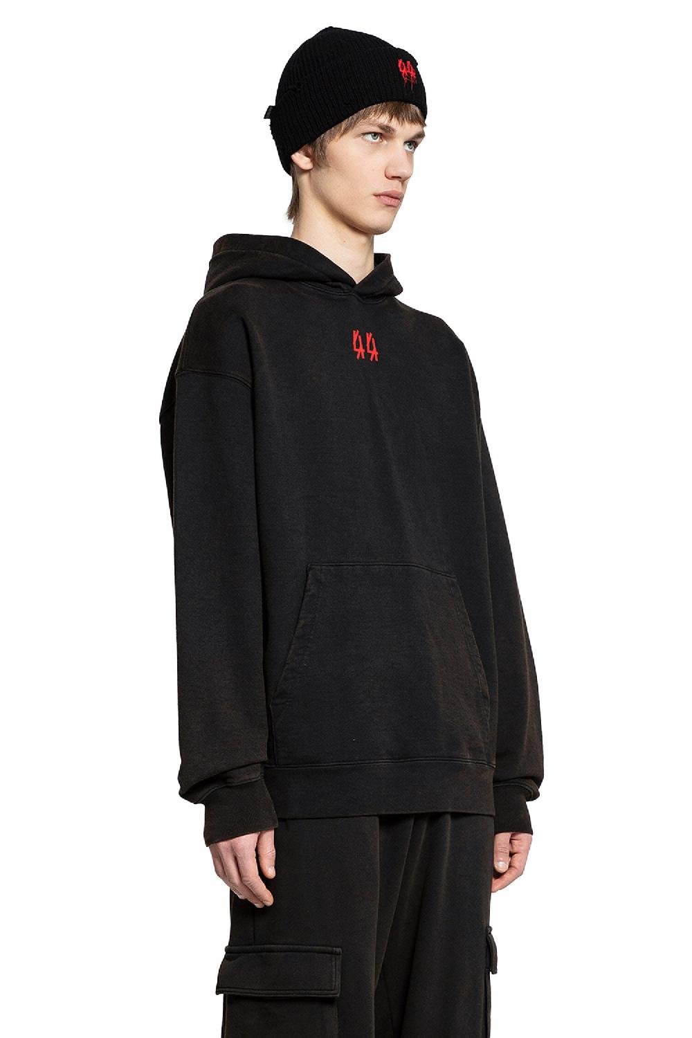 Antonioli 44 LABEL GROUP MAN BLACK SWEATSHIRTS Novità
