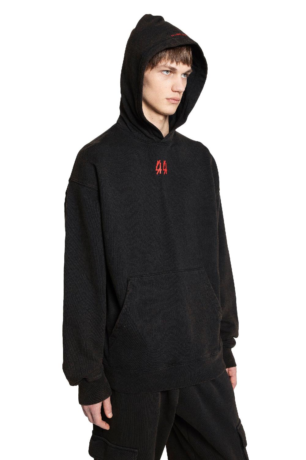 Antonioli 44 LABEL GROUP MAN BLACK SWEATSHIRTS Novità