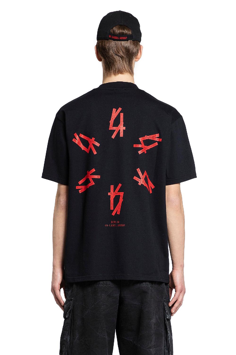 Antonioli 44 LABEL GROUP MAN BLACK T-SHIRTS & TANK TOPS Presa