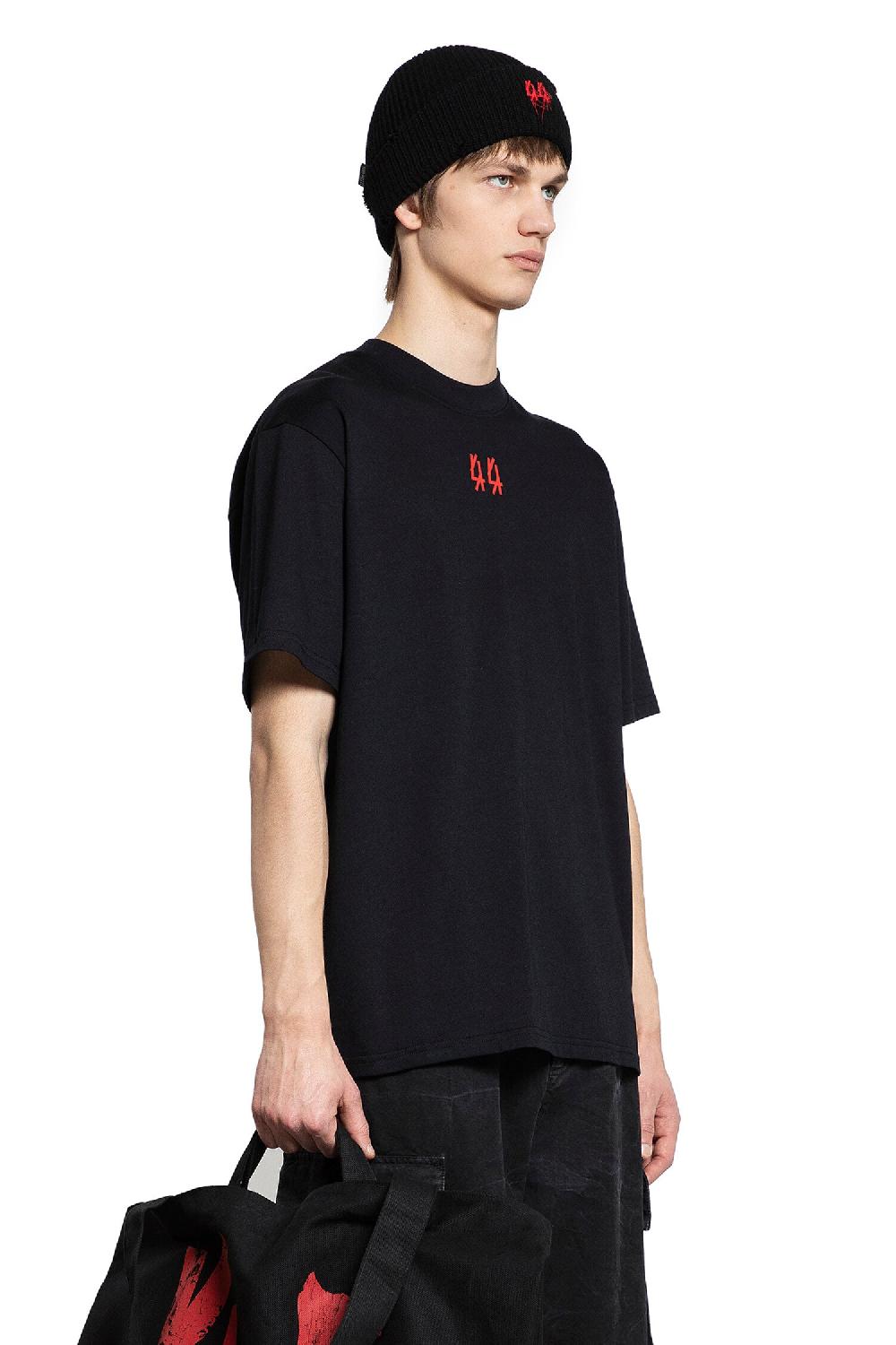 Antonioli 44 LABEL GROUP MAN BLACK T-SHIRTS & TANK TOPS Sconto